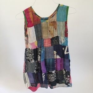 Super comfy patchwork tunic